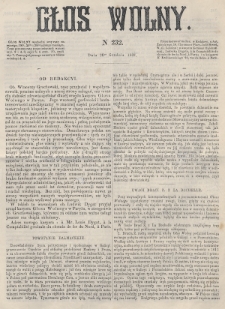 Głos Wolny. 1869, nr 232