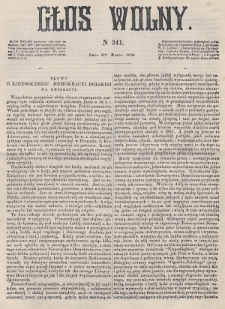 Głos Wolny. 1870, nr 241