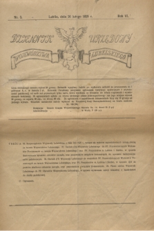 Dziennik Urzędowy Województwa Lubelskiego. R.6, nr 3 (26 lutego 1925)