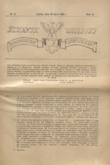 Dziennik Urzędowy Województwa Lubelskiego. R.6, nr 8 (30 lipca 1925)