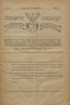Dziennik Urzędowy Województwa Lubelskiego. R.7, nr 2 (25 lutego 1926)