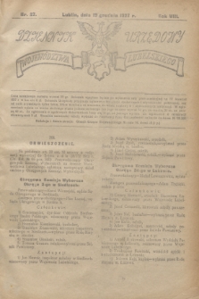 Dziennik Urzędowy Województwa Lubelskiego. R.8, nr 27 (19 grudnia 1927)