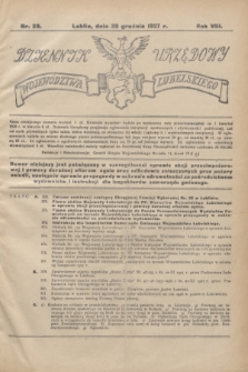 Dziennik Urzędowy Województwa Lubelskiego. R.8, nr 28 (30 grudnia 1927)