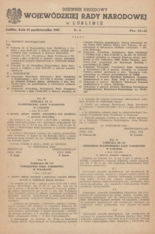 Dziennik Urzędowy Wojewódzkiej Rady Narodowej w Lublinie. 1957, nr 8 (15 sierpnia)