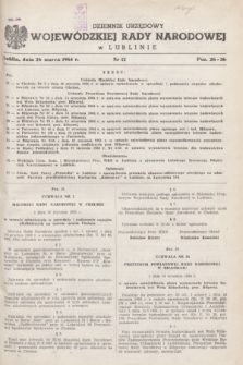 Dziennik Urzędowy Wojewódzkiej Rady Narodowej w Lublinie. 1965, nr 12 (26 marca)