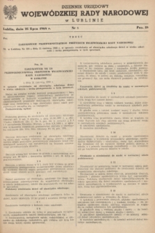 Dziennik Urzędowy Wojewódzkiej Rady Narodowej w Lublinie. 1968, nr 8 (25 lipca)