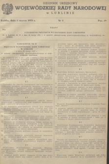 Dziennik Urzędowy Wojewódzkiej Rady Narodowej w Lublinie. 1973, nr 3 (1 marca)