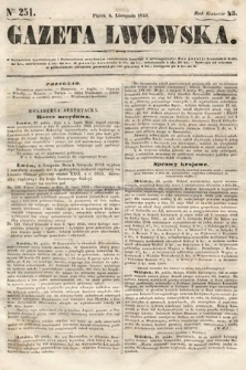 Gazeta Lwowska. 1853, nr 251