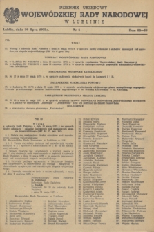 Dziennik Urzędowy Wojewódzkiej Rady Narodowej w Lublinie. 1975, nr 8 (30 lipca)