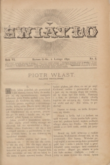 Światło. R.6, nr 3 (1 lutego 1892) + dod.