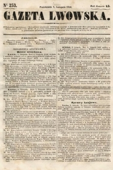 Gazeta Lwowska. 1853, nr 253