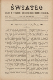 Światło : pismo z obrazkami dla katolickich rodzin polskich. R.11, nr 8 (25 lutego 1897)