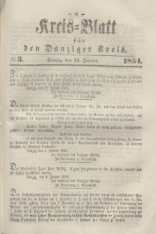 Kreis-Blatt für den Danziger Kreis. 1854, № 3 (21 Januar)