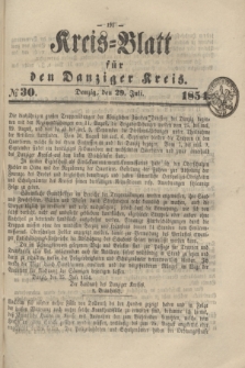 Kreis-Blatt für den Danziger Kreis. 1854, № 30 (29 Juli)