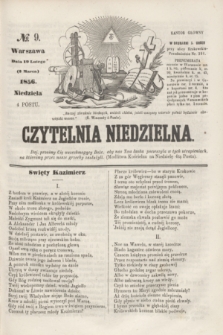 Czytelnia Niedzielna. [R.1], № 9 (2 marca 1856)