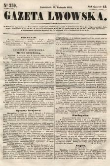Gazeta Lwowska. 1853, nr 259