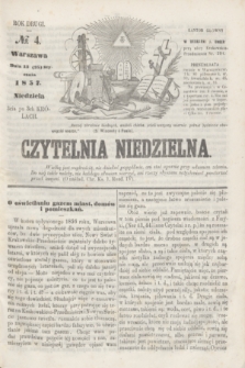 Czytelnia Niedzielna. R.2, № 4 (25 stycznia 1857)