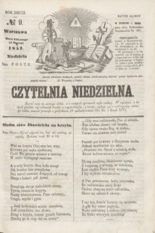Czytelnia Niedzielna. R.2, № 9 (1 marca 1857)