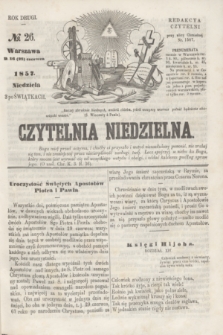 Czytelnia Niedzielna. R.2, № 26 (28 czerwca 1857)