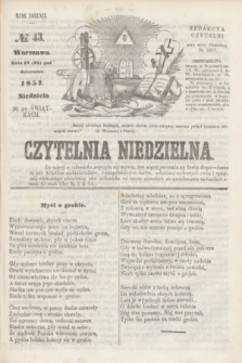 Czytelnia Niedzielna. R.2, № 43 (25 października 1857)