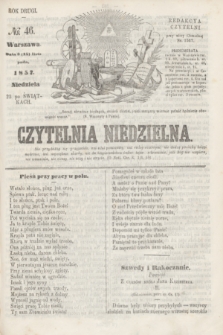 Czytelnia Niedzielna. R.2, № 46 (15 listopada 1857)