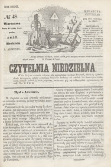 Czytelnia Niedzielna. R.2, № 48 (29 listopada 1857)
