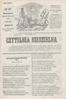Czytelnia Niedzielna. R.2, № 52 (27 grudnia 1857)
