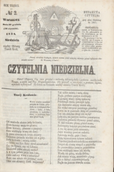 Czytelnia Niedzielna. R.3, № 2 (10 stycznia 1858)