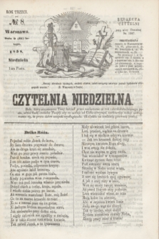 Czytelnia Niedzielna. R.3, № 8 (21 lutego 1858)