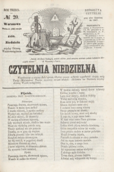 Czytelnia Niedzielna. R.3, № 20 (16 maja 1858)