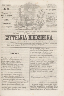 Czytelnia Niedzielna. R.3, № 36 (5 września 1858)