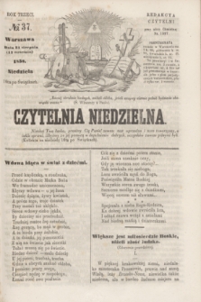 Czytelnia Niedzielna. R.3, № 37 (12 września 1858)