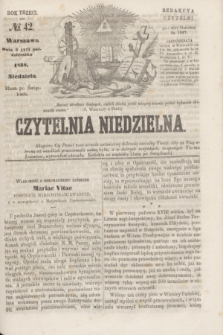 Czytelnia Niedzielna. R.3, № 42 (17 października 1858)
