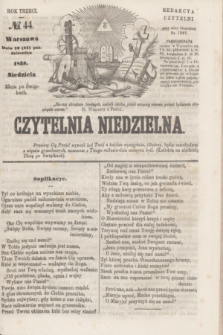 Czytelnia Niedzielna. R.3, № 44 (31 października 1858)