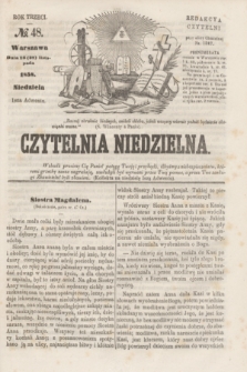 Czytelnia Niedzielna. R.3, № 48 (28 listopada 1858)