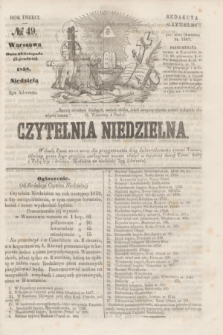 Czytelnia Niedzielna. R.3, № 49 (5 grudnia 1858)