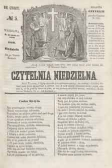 Czytelnia Niedzielna. R.4, № 5 (30 stycznia 1859)