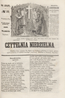 Czytelnia Niedzielna. R.4, № 10 (6 marca 1859)