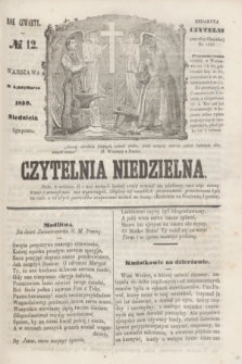 Czytelnia Niedzielna. R.4, № 12 (20 marca 1859)