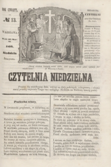 Czytelnia Niedzielna. R.4, № 13 (27 marca 1859)