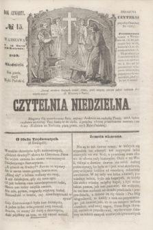Czytelnia Niedzielna. R.4, № 15 (10 kwietnia 1859)