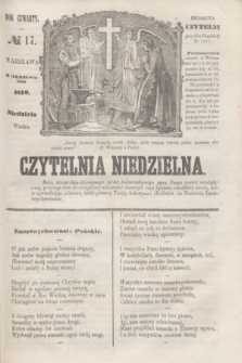 Czytelnia Niedzielna. R.4, № 17 (24 kwietnia 1859)