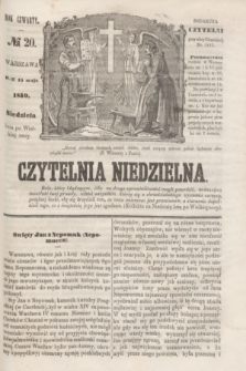 Czytelnia Niedzielna. R.4, № 20 (15 maja 1859)