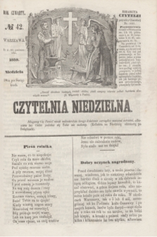 Czytelnia Niedzielna. R.4, № 42 (16 października 1859)