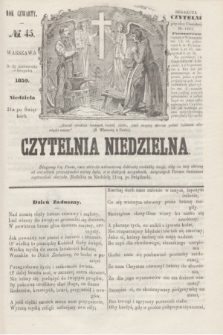 Czytelnia Niedzielna. R.4, № 45 (6 listopada 1859)
