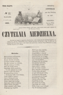 Czytelnia Niedzielna. R.5, № 22 (27 maja 1860)