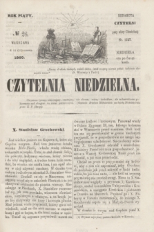 Czytelnia Niedzielna. R.5, № 26 (23 czerwca 1860)