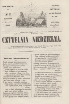 Czytelnia Niedzielna. R.5, № 42 (14 października 1860)