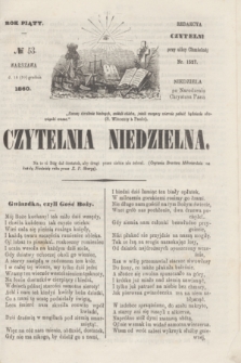 Czytelnia Niedzielna. R.5, № 53 (30 grudnia 1860)