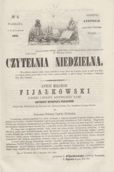 Czytelnia Niedzielna. [R.6], № 4 (27 stycznia 1861)